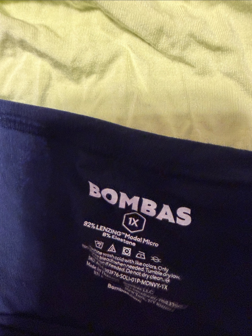 Bombas Briefs Trio in Navy, Lime, Lavender - Picture 4 of 6